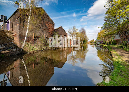 Die Sheffield und South Yorkshire Navigation Stockfoto