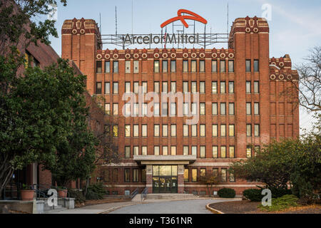 Inland Steel Building in East Chicago jetzt von Arcelor Mittal im Besitz Stockfoto