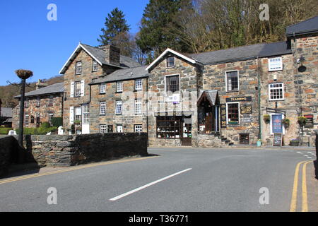 Beddgelert in Snowdonia Stockfoto