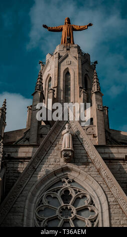 Sühneopfer Tempel des Heiligen Herzens Jesu. Barcelona, Katalonien, Spanien. Stockfoto