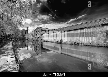 Die Sheffield und South Yorkshire Navigation Stockfoto