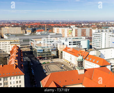 Magdeburg, Hauptstadt von Sachsen Anhalt Stockfoto