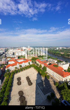 Deutschland, Sachsen-Anhalt, Magdeburg, Blick auf die ...