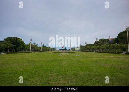 Der Park Eduardo VII, Lissabon, Portugal. Stockfoto