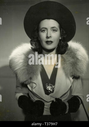 Die italienische Schauspielerin Ruby Dalma im Film Divieto di Sosta, 1941 Stockfoto