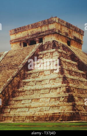 Chicen Itza Pyramide, Mexiko Stockfoto