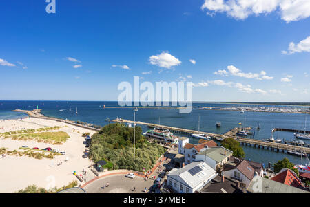 Warnemünde in Deutschland, Ostsee Stockfoto