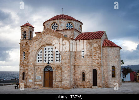 Kirche in Agios Georgios, Zypern, Stockfoto