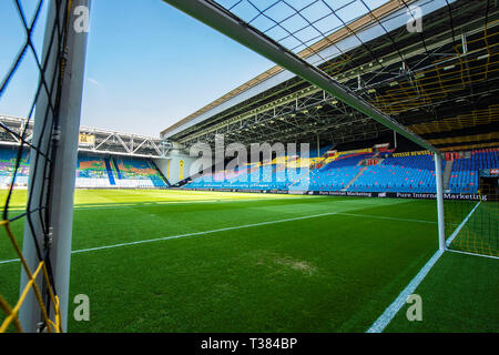 Arnheim, 07-04-2019, GelreDome, Saison 2018 / 2019, Eredivisie, Innenansicht des Stadions Stockfoto