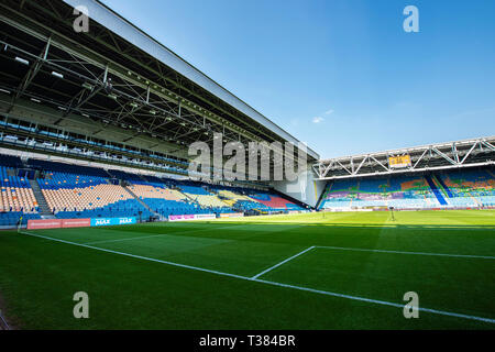 Arnheim, 07-04-2019, GelreDome, Saison 2018 / 2019, Eredivisie, Innenansicht des Stadions Stockfoto