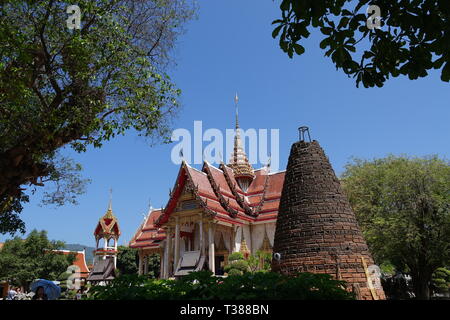 Phuket, Thailand. 28 Feb, 2019. Die wichtigsten Tempel der Wat Chalong. Wat Chalong ist die größte und bekannteste der 29 buddhistische Tempel (Wat) auf der Insel Phuket. Quelle: Alexandra Schuler/dpa/Alamy leben Nachrichten Stockfoto