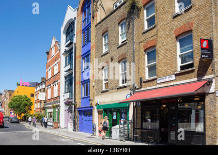 Bermondsey Street, Bermondsey, Royal Borough von Southwark, Greater London, England, Vereinigtes Königreich Stockfoto