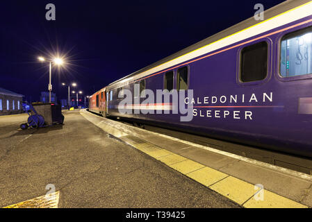 17/03/2019 2026 67013 Inverness Inverness - London Euston Caledonian Sleeper Stockfoto