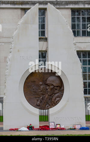 Irak und Afghanistan Memorial, Victoria Embankment Gardens, London, Freitag, 22. März 2019. Foto: David Rowland/One-Image.com Stockfoto