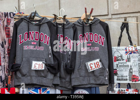 Marktstand, Whitehall, Samstag, 23. März 2019. Foto: David Rowland/One-Image.com Stockfoto