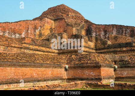 Somapura Mahavihara (paharpur Buddhistischen Bihar), UNESCO-Weltkulturerbe, Paharpur, naogaon Bezirk, Rajshahi Division, Bangladesch Stockfoto