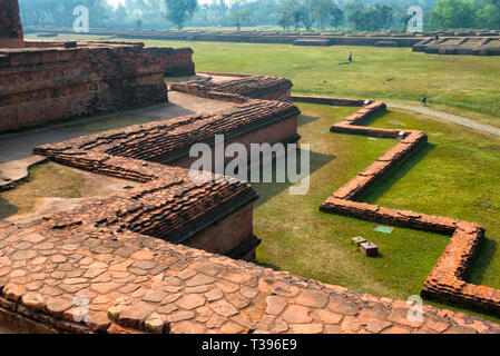 Somapura Mahavihara (paharpur Buddhistischen Bihar), UNESCO-Weltkulturerbe, Paharpur, naogaon Bezirk, Rajshahi Division, Bangladesch Stockfoto