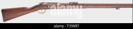 SERVICE WAFFEN, DEUTSCHES REICH, Infanterie Gewehr M 1871, Spandau, Kaliber 11 mm, Nummer 142, Additional-Rights - Clearance-Info - Not-Available Stockfoto