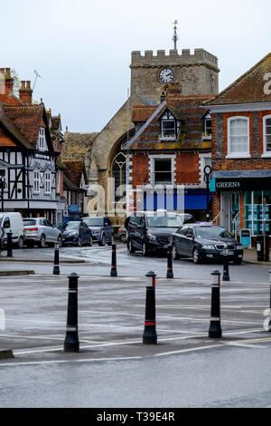 Um eine Stadt in Wantage Oxfordshire England Großbritannien Stockfoto