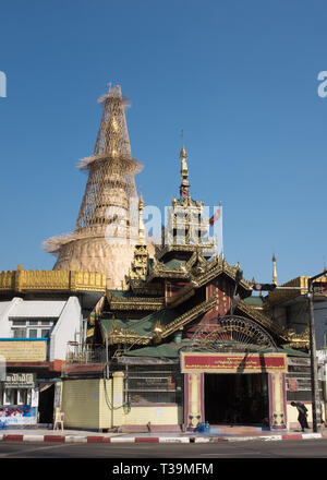 Sule Pagode in Yangon, Myanmar (Birma) Stockfoto