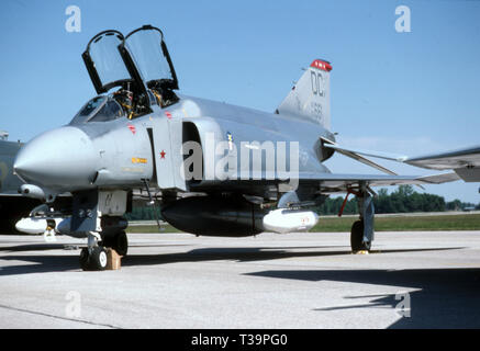 USAF United States Air Force McDonnell Douglas F-4 Phantom II D Mig-Killer über Noth Vietnam Stockfoto