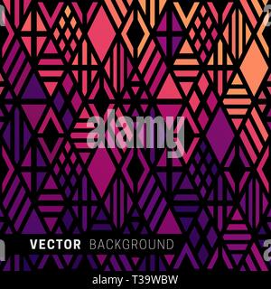 Geometrische Hintergrund mit multicolor Rauten. Gradient Muster Stock Vektor