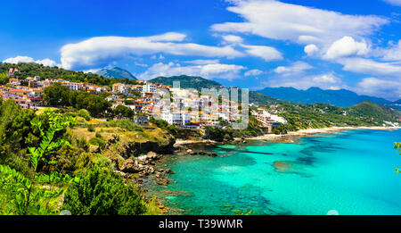 Schönen Baia Domizia Village, Panoramaaussicht, Kampanien, Italien Stockfoto