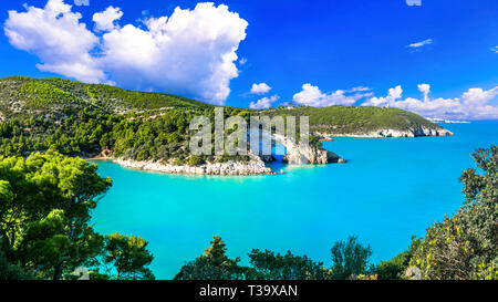 Unglaubliche Natur in Apulien, Süditalien. Stockfoto