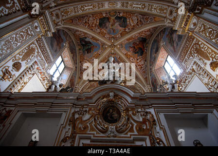 Eindrucksvollen Ambienten und interessante Details der Saint Lawrence Kartause Certosa di San Lorenzo in padula Provinz Salerno Italien Stockfoto