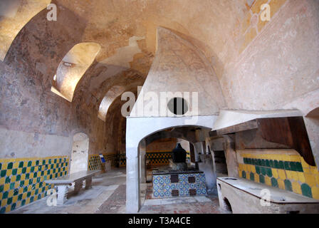 Die große Küche der Saint Lawrence Kartause Certosa di San Lorenzo in padula Provinz Salerno Italien Stockfoto