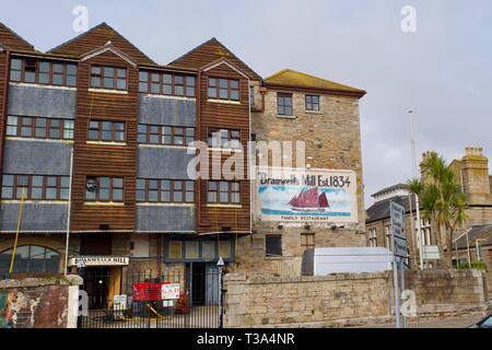 Branwell's Mill, Penzance, Cornwall, England. Stockfoto