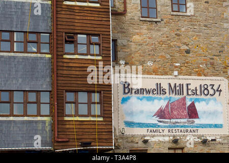 Branwell's Mill, Penzance, Cornwall, England. Stockfoto