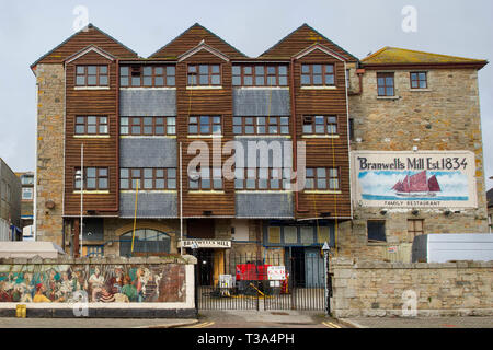 Branwell's Mill, Penzance, Cornwall, England. Stockfoto