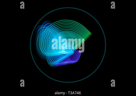 Textur der gestreifte Papier in Hell gemischt Neonfarben. Helle Streifen für Plakat, Website, Broschüre, drucken. Valentines Tag Template Stockfoto