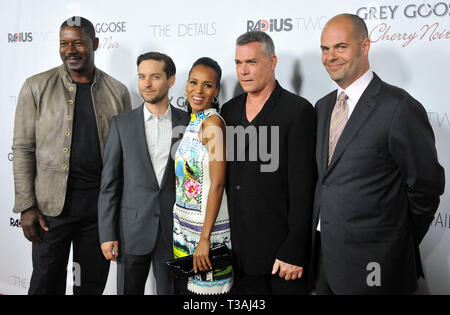 D Haysbert, Tobey Maguire, Kerry Washington, Ray Liotta, Jacob Aaron Estes am details Premiere Arclight Theater in Los Angeles. D Haysbert, Tobey Maguire, Kerry Washington, Ray Liotta, Jacob Aaron Estes 34 Veranstaltung in Hollywood Leben - Kalifornien, Red Carpet Event, USA, Filmindustrie, Prominente, Fotografie, Bestof, Kunst, Kultur und Unterhaltung, Topix prominente Mode, Besten, Hollywood Leben, Event in Hollywood Leben - Kalifornien, Roter Teppich und backstage, Film Stars, TV Stars, Musik, Promis, Topix, Akteure aus dem gleichen Film, Cast und co Star zusammen. Stockfoto