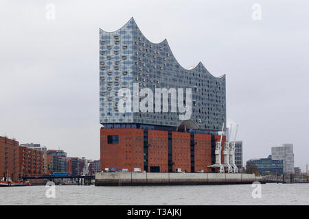 Elbphilharmonie Hamburg, Platz der Deutschen Einheit, Hamburg, Deutschland Stockfoto