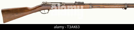 SERVICE WAFFEN, DEUTSCHES REICH, Infanteriegewehr Modell 71, Amberg, Kaliber 11 mm, Nummer 92631, Additional-Rights - Clearance-Info - Not-Available Stockfoto