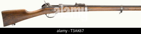 Dienstwaffen, Bayern, Werder Gewehr M 1869, Kaliber 11 mm, Anzahl6373, Additional-Rights - Clearance-Info - Not-Available Stockfoto