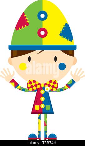 Cartoon Zirkus Clown Stock Vektor