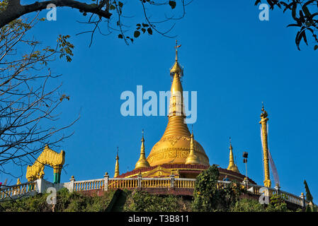 Golden Temple, der größten Theravada-buddhistischen Tempel in Bangladesch und hat der zweitgrößte Buddha Statue, Bandarban, Chittagong Division, Stockfoto