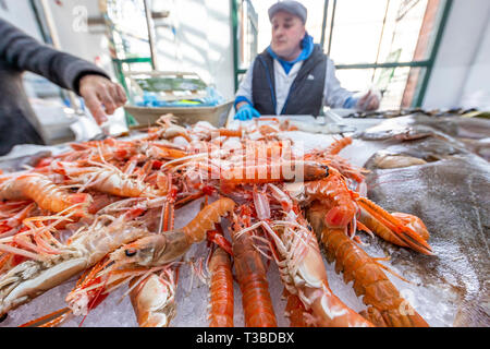 Die berühmte St. Georges Markt, Belfast, Nordirland. Stockfoto