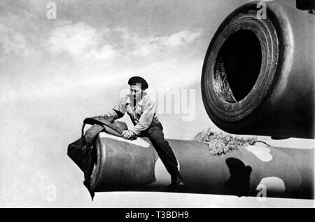 Zweiter Weltkrieg, russischer Soldat, 1945 Stockfoto