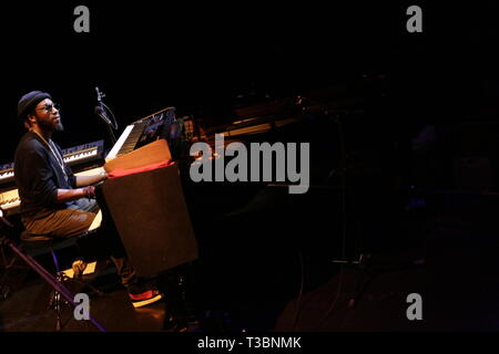 Cory Alexander Henry ist ein US-amerikanischer Jazz Organist und Pianist, gospel Musiker und Musikproduzent Stockfoto