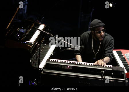 Cory Alexander Henry ist ein US-amerikanischer Jazz Organist und Pianist, gospel Musiker und Musikproduzent Stockfoto