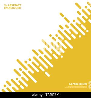 Abstrakte gelber Senf Farbstreifen Linien für business presentation Hintergrund. Sie können für Deckel, ad, Poster, Artwork verwenden, Jahresbericht. Stock Vektor