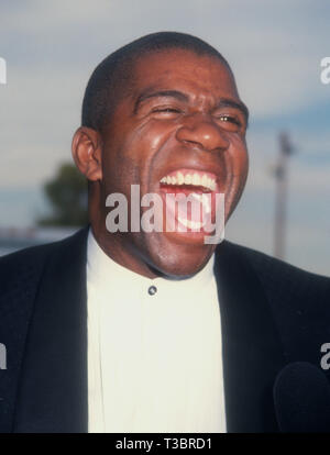 LOS ANGELES, Ca - 15. März: Magic Johnson besucht die achte jährliche Soul Train Music Awards am 15. März 1994 im Shrine Auditorium in Los Angeles, Kalifornien. Foto von Barry King/Alamy Stock Foto Stockfoto