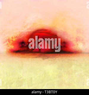 Karate Berufe - Abstraktion Karte Stockfoto