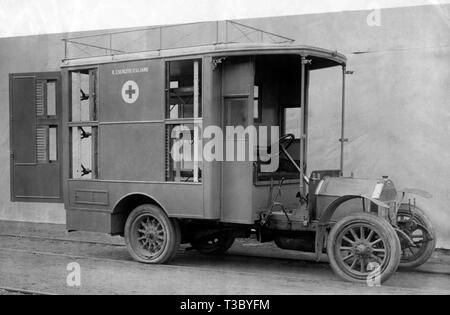 Militär Krankenwagen, 1915-18 Stockfoto