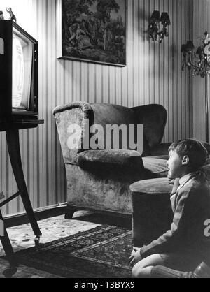 Kind Fernsehen, 1966 Stockfoto