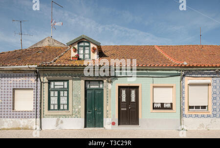 Bunten Straßen von Aveiro an der Atlantikküste Portugals Küste Stockfoto